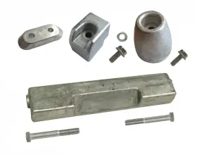 Etec-g2 Us Marine Products Llc 20906al Aluminum Anode Kit For Evinrude Includes Hardware Unused