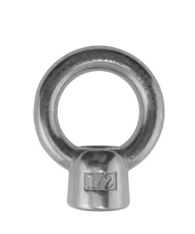 Uss3061-1 Us Stainless Uss3061-1/2 Steel 316 Lifting Eye Nut 1/2 Inch Unc Marine Grade Silver
