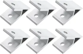 A23070700ux0523 Uxcell 6pcs 45 Degree Angle Aluminum Profile Corner Brackets Brace