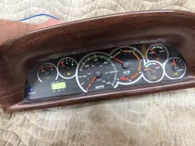 1-912-220-007b Vdo Four Winns Boat Gauge Cluster Oem Tested Working Lcd/volvo