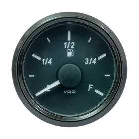 A2c3833120030 Vdo Singleviu 52mm 2-1/16 Inch Fuel Level Gauge - E/f Scale 0-180