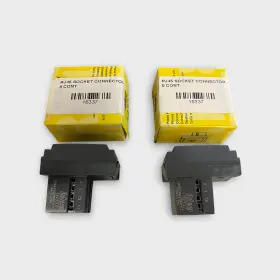 16337 Vimar Rj45 Socket Connector Lot Of 2 - Used/good Condition