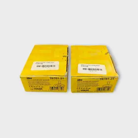 16781.31 Vimar Polished Gold 1m Idea Plate Lot Of 20 - New Open Box