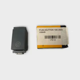 17010 Vimar Idea Grey Push Button 1p 10a 250v - Lightly Used Free Shipping