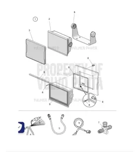 23975342 Volvo Penta New Monitor B9xsv 9 Inch Display