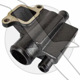 3861550 Volvo Penta 3861409 Genuine Original Oem Thermostat Housing