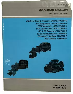 7796741 Volvo Penta 1994 Inch Mdft Models Workshop Manuals Box Set