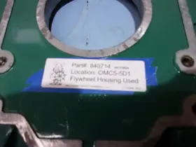 840714 Volvo Penta Used Fresh Water Flywheel Housing - Part Number #2
