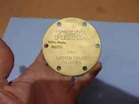 860629 Volvo Penta 860751 Used Resurfaced Pump Cover