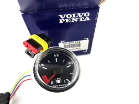 Vp874914 Volvo New Penta Fuel Gauge 52mm Black 874 914