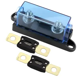 Holder-200a Vozinmost 1 Way Mega/amg Fuse Holder 200a Bolt Down M8 5/16 Inch 2 Pack