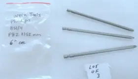 85114 Wera T21b Phillips Screwdriver Bits Ph2x152mm 6 Inch Lot Of 3 Specialty Tool