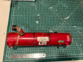014129 Westeerbeke Heat Exchanger 14129 Engines W 40 1975 Also Fits Perkins 4-107 And 4-108