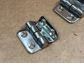 S-3425csm Whitecap S-3425c Pair 90 Degree Offset Butt Hinge Stainless Steel Boat Marine 1.5 Inch