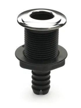 S-3801c Whitecap - 1-1/4 Inch Hole Stainless Steel/plastic Thru-hull Fitting For