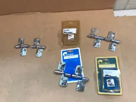 S-991c Whitecap 3 Pair Take Apart Hinge Motor Box Chrome Plated