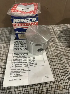 3020p3 Wiseco Piston And Ring Kit New