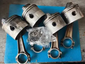 5006669 Wiseco Omc 3013p3 Piston Kit V4 V6 V8 3.500 Inch Cross Flow Boat Used Lot Of 4