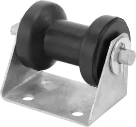 2334 Wonwopn 4 Inch Boat Trailer Spool Stationary Keel Roller Bracket For 2 Tongue