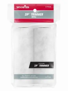 R148-3 Wooster 071497145000 Zip Trim Mini Paint Roller Covers 3/16 Inch Nap 3 2-pk. -
