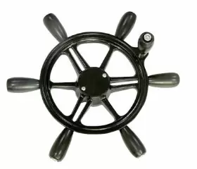 Wh007 Woqi Wh002 Aluminum 5-spoke Marine Boat Steering Wheel In 13 1/2 Inch Diameter Black Wh007 Woqi Wh002 Aluminum 5-spoke Marine Boat Steering Wheel In 13 1/2 Inch Diameter Black