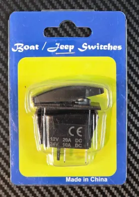 Bt0270 X-haibei Waterproof Marine Boat Rocker Switch 12v Spdt On-off-on 5 Pin Blue Led