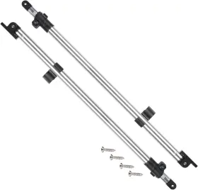 Xgear 819744023035 Adjustable Bimini Top Rear Support Poles Universal Fit For 3-4 Silver