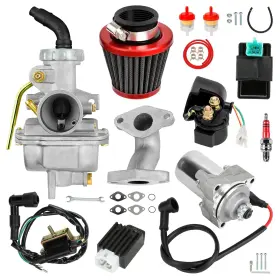 Xk-hyq01-pz20 Xikoby Pz20 Carburetor Ignition Coil Starter Motor Relay Voltage Regulator Cdi Box
