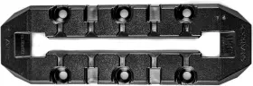 Yakattack 819731015838 Gridloc Mightymount Xl 6 Inch Track Mount - Black Kayak