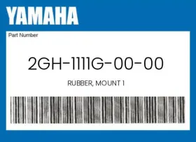 2gh-1111g-00-00 Yamaha Genuine Rubber Mount 1 -