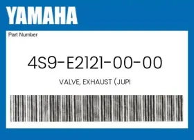 4s9-e2121-00-00 Yamaha Genuine Valve Exhaust Jupi -