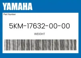 5km-17632-00-00 Yamaha Genuine Weight -