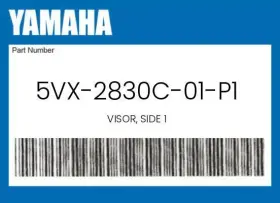 5vx-2830c-01-p1 Yamaha Genuine Visor Side 1 -