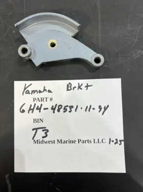 6h4-48531-11-94 Yamaha 6h4-48531-11-94yamaha Cable Bracket Qty 1 Oem Inch Nos T3 1-25