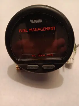 6y5-8350f-b0-00 Yamaha 6y5-8350f-bo-00 Outboard Oem Digital Multi-function Fuel Management Gauge