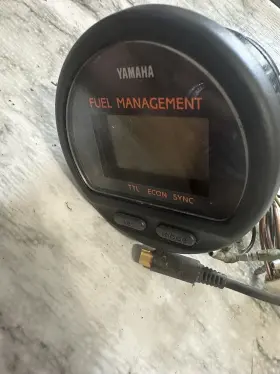 6y5-w0088-53 Yamaha Outboard Digital Fuel Meter Oem #2