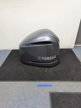 99999-04473-00 Yamaha 2018 300 Engine Cover Used Cosmetic Damage #2