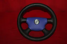 F0u-u1511-00-00 Yamaha 1999 Exciter 270 Black Steering Wheel And Blue Center Cap Oem #2