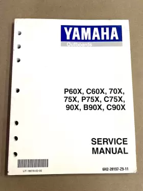 Lit-18616-02-05 Yamaha Oem Outboards Service Manual P60x 70x B90x C90x P/n Used