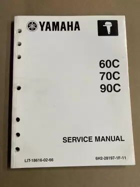 Lit-18616-02-66 Yamaha Oem 2004 Service Manual 60c 70c 90c P/n Pre-owned