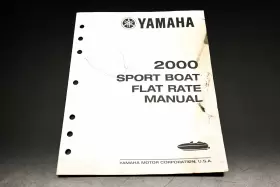 Lit-18750-sb-2k Yamaha Oem 2000 Sport Boat Flat Rate Manual