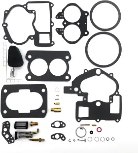 19032 Ybatuwu Complete Carburetor Kit For Mercruiser Marine 2 Barrel 3.0l 4.3l 5.0l 5.7l