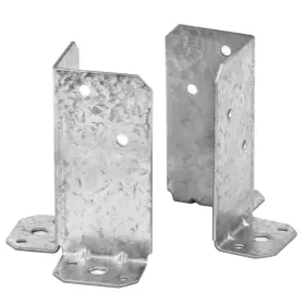 Mw79-t8 Yidu69q 8 Pcs Adjustable Split Retrofit Post Base For 4x4 6x6 Fence Deck