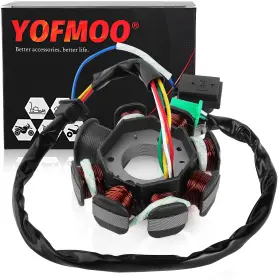 A1287-yus Yofmoo Magneto Stator Ac Ignition Coil 8 Pole 5-wire Compatible With Gy6