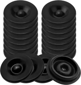 Hmy-461 Zudksuy 20pcs Rubber Grease Plugs Trailer Axle Dust Cap Bearing