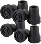 Skymed 5/8'' Shaft Large Base Quad Cane Replacement Tip Black Ct. Fixed Price $16.97.