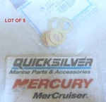 E60 Mercury Quicksilver 12-20553 Washer Lot Of Oem New Factory Boat Parts. Fixed Price $17.00.