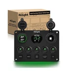 Nilight - 90125E Gang Multi Function Rocker Switch Green Backlit ... Fast Ship. Fixed Price $35.24.