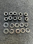 10 Mercury Blackmax V6 2.0L 2.4L 2.5L Power Head Nuts Washers 20553 69254. Fixed Price $35.00.