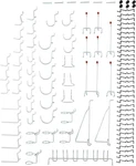 51-PIECE Pegboard Hook Set S819-841 Multi-tool Rack For Garage Storage, Workbe. Fixed Price $28.99.